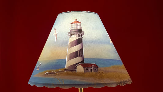 Black Stripe Lighthouse Shade