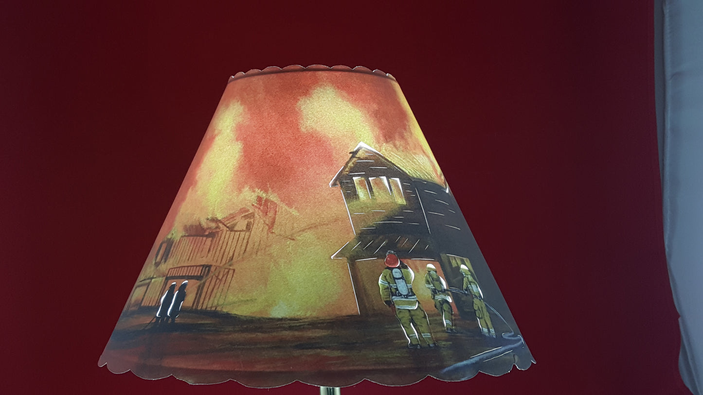 Firefighter Lamp Shade