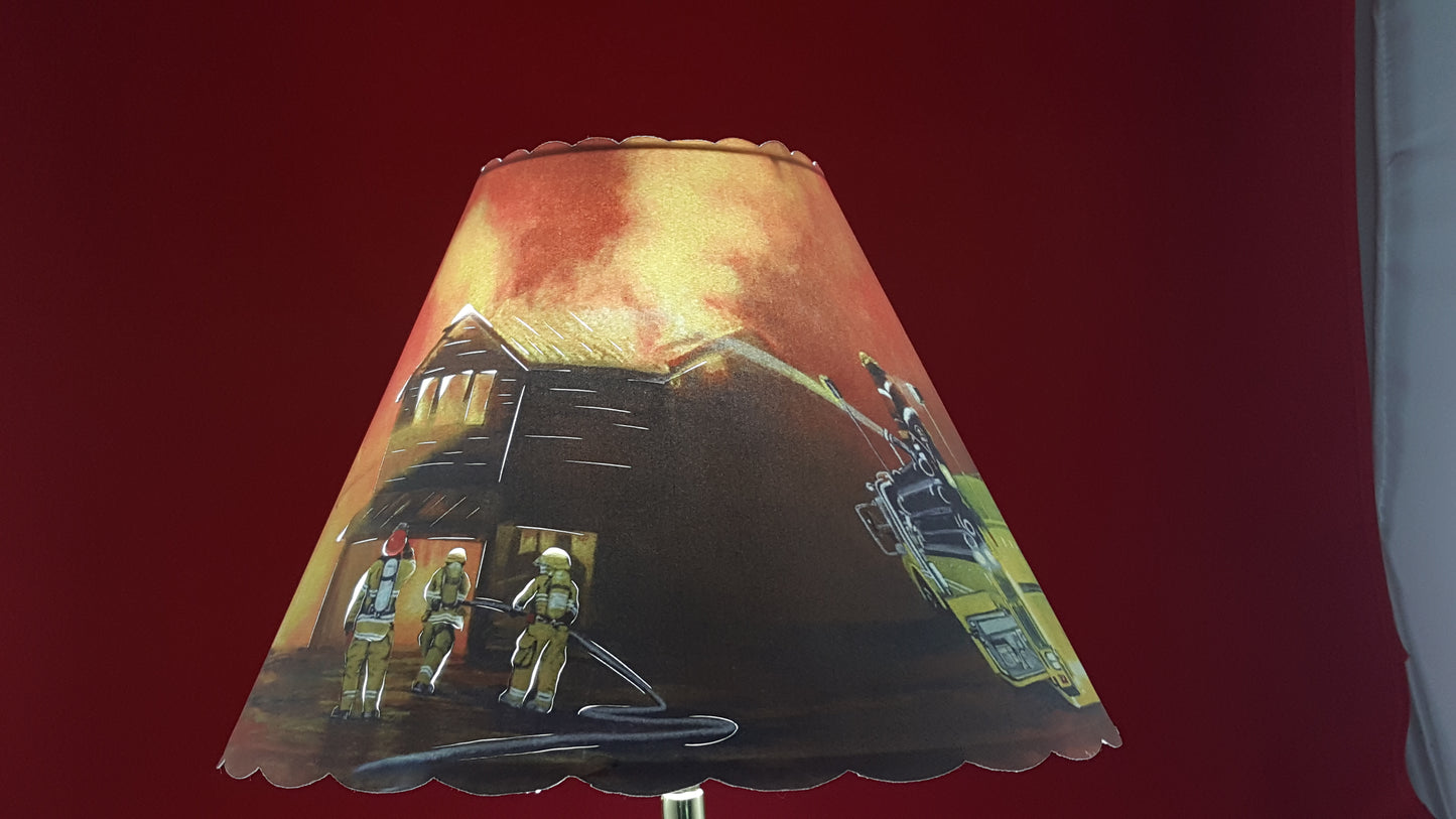 Firefighter Lamp Shade
