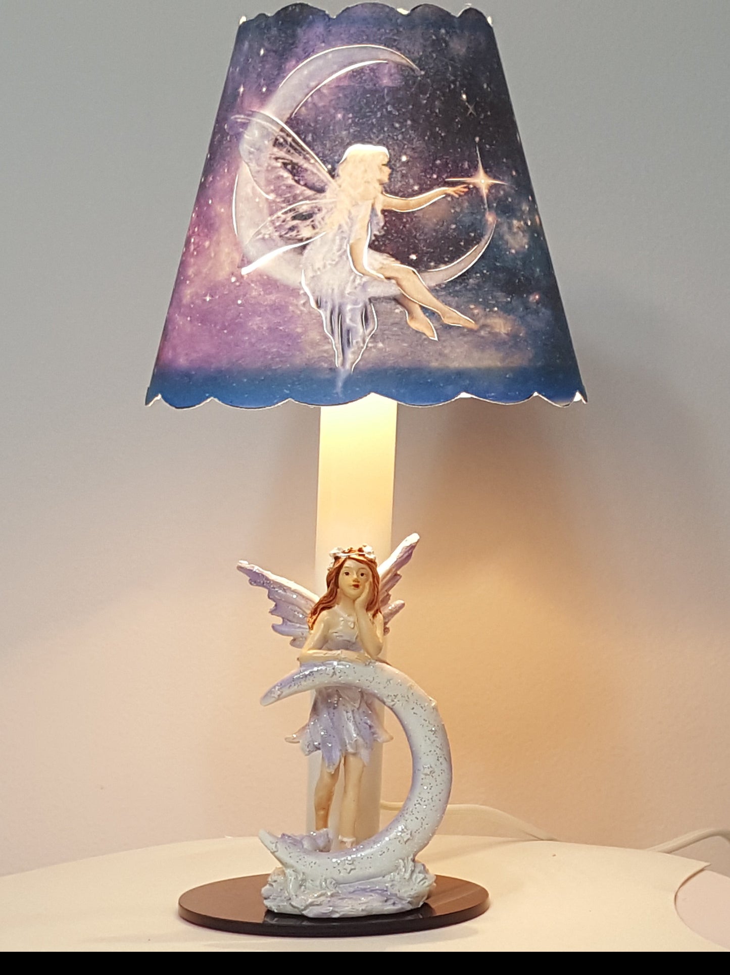 3" Purple Lucite Figurine base