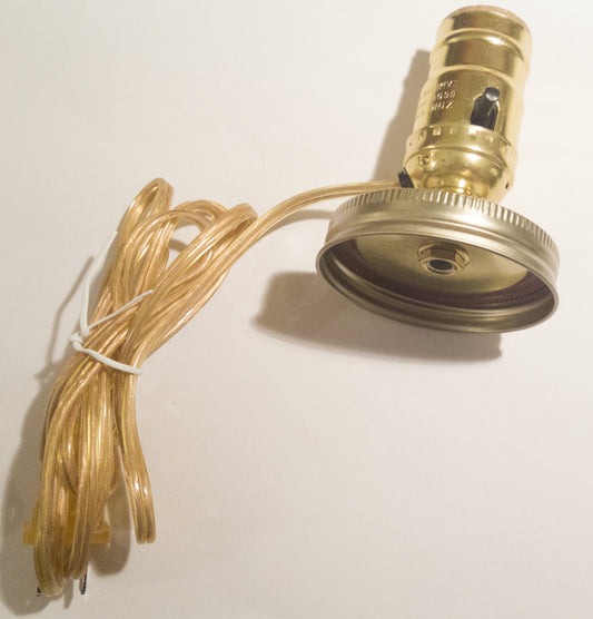Brass Mason Jar Adapter