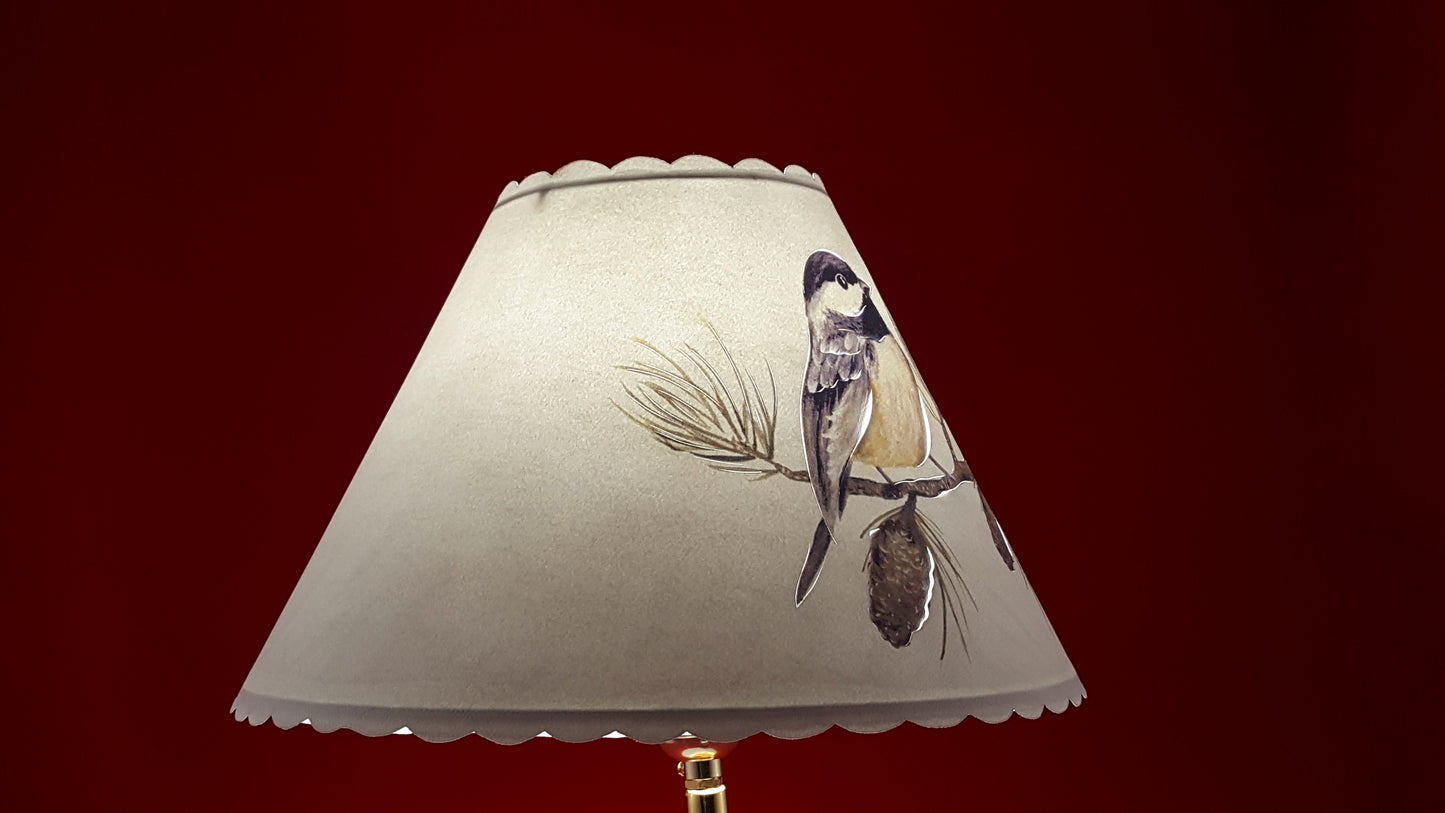 Chickadee Lamp Shade