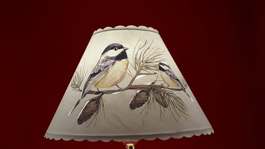 Chickadee Lamp Shade