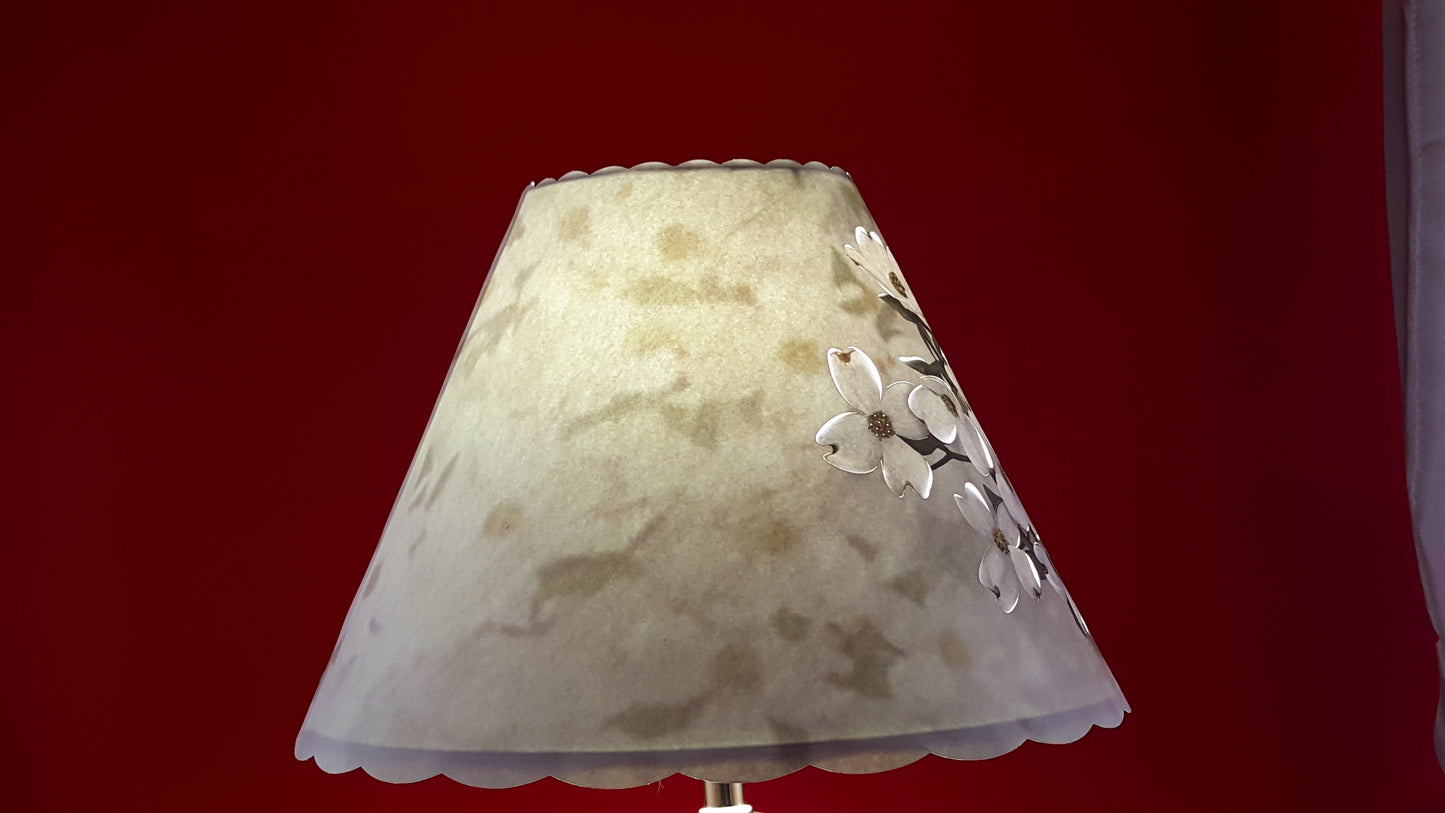 White Dogwood Lamp Shade