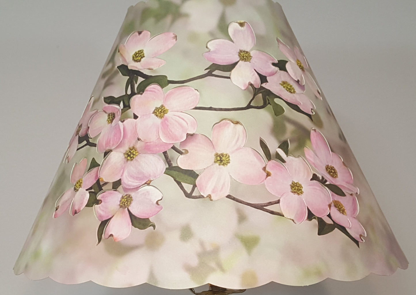 Pink Dogwood Lamp Shade